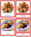 European Food Cards (color-coded) - Montessori Print Shop