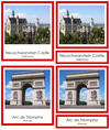 European Landmarks (color-coded) - Montessori Print Shop