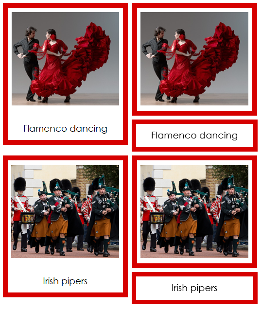 Culture of Europe 3-Part Continent Cards - Montessori Print Shop Digital Download