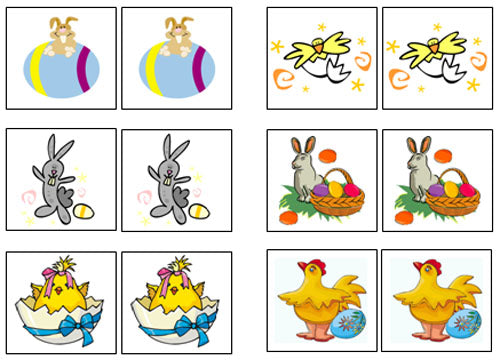 Easter Match-Up & Memory Game - Montessori Print Shop Digital Download