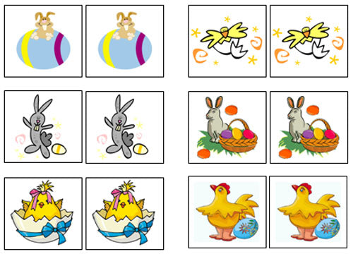 Easter Match-Up & Memory Game - Montessori Print Shop