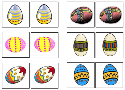Egg Match-Up & Memory Game - Montessori Print Shop Digital Download