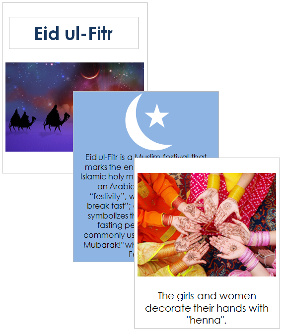 Eid ul-Fitr Celebration Cards - Montessori Print Shop Digital Download