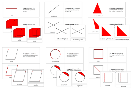 Elementary Montessori Geometry Bundle - Montessori Print Shop Digital Download