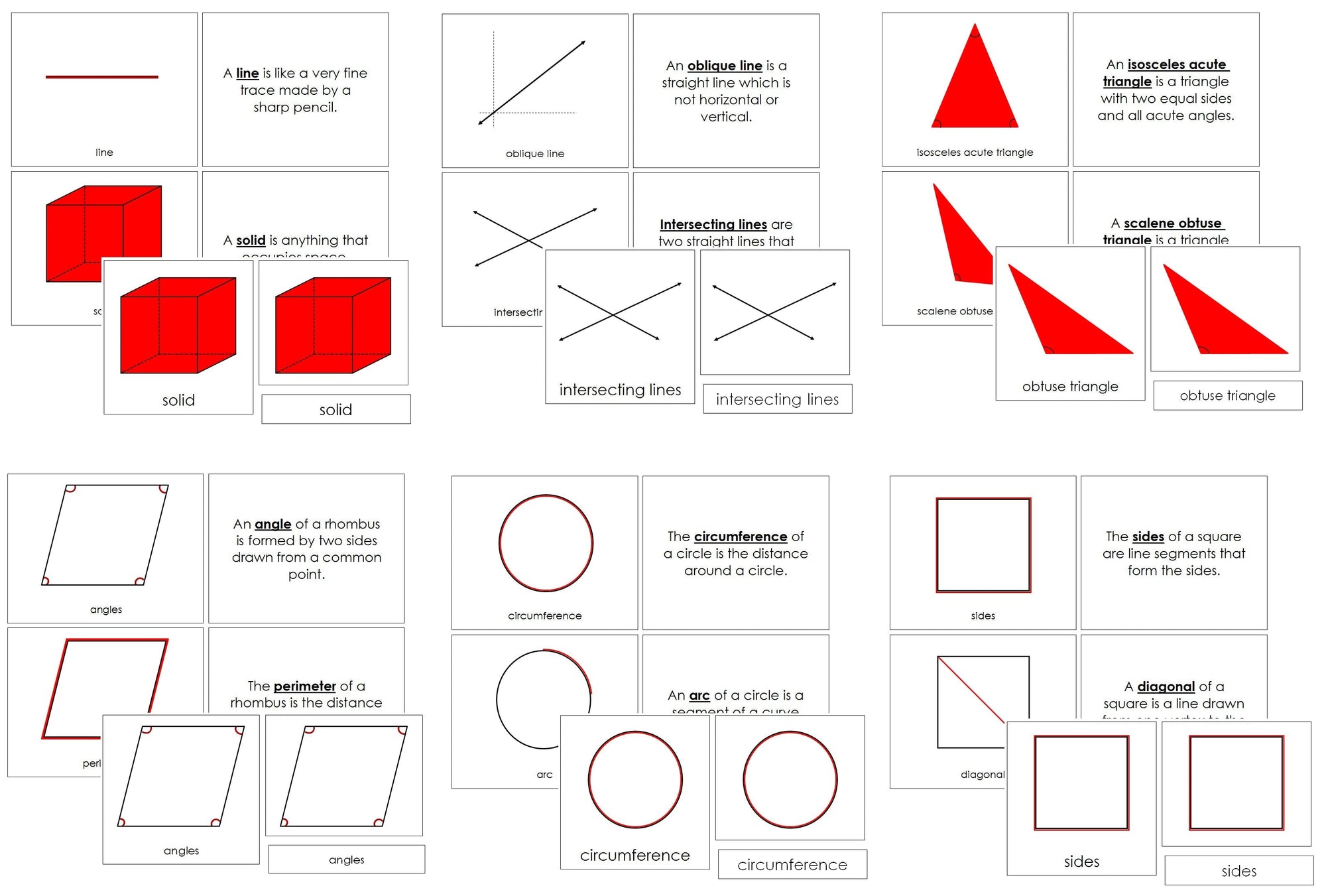Elementary Montessori Geometry Bundle - Montessori Print Shop Digital Download