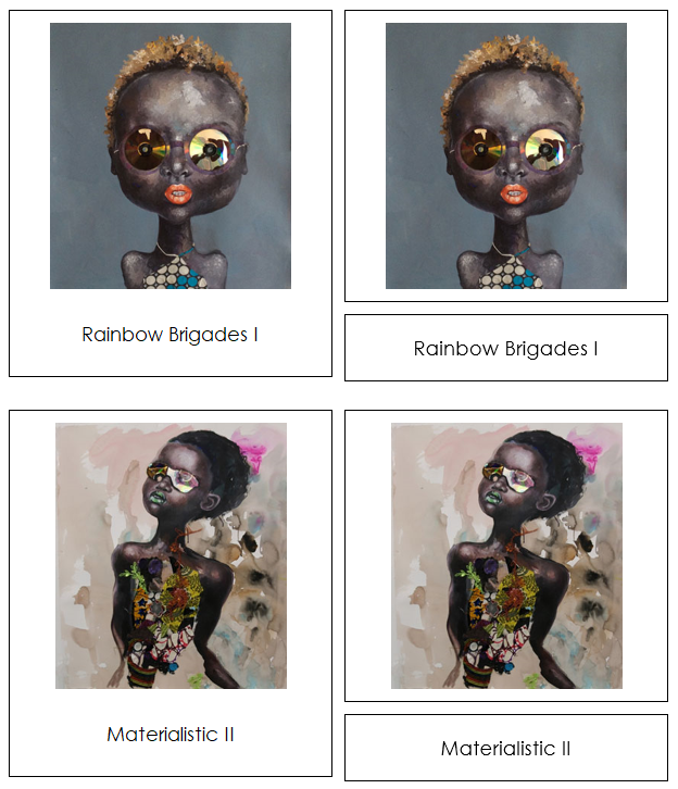 Ndidi Emefiele 3-Part Art Cards - Montessori Print Shop Digital Download