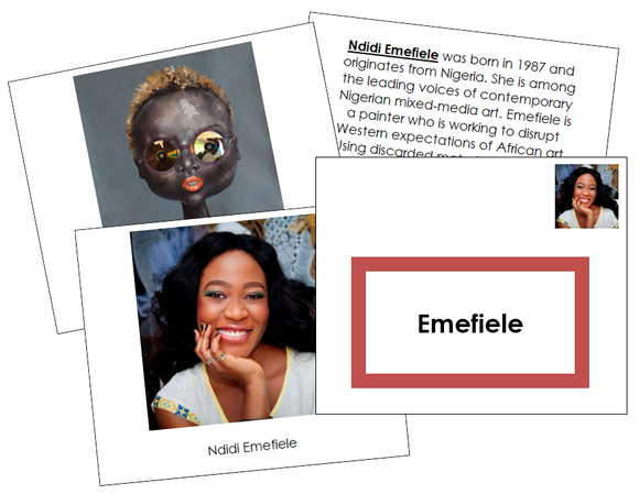 Ndidi Emefiele Art Book (border) - Montessori Print Shop