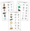 Step 1: Ending Sound Choice Cards (photos) - Montessori Print Shop phonics program