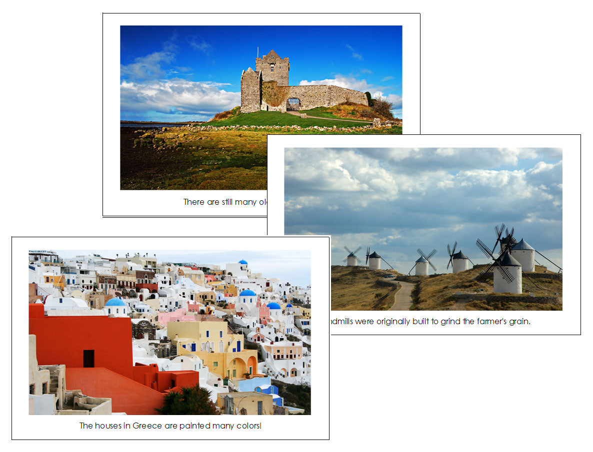 Europe Continent Cards - Montessori Print Shop Digital Download