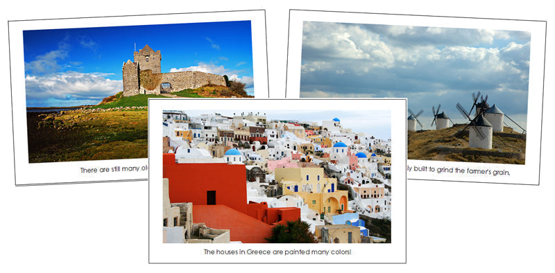 Europe Continent Cards - Montessori Print Shop Digital Download geography cards
