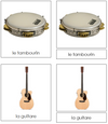 French - Musical Instruments - Les cartes d'instruments de musique - Montessori Print Shop