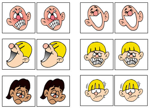 Face Match-Up & Memory Game - Montessori Print Shop Digital Download