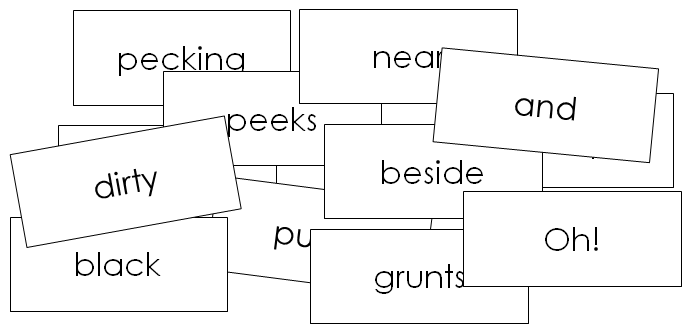 Montessori Farm Game Labels - Montessori Print Shop Digital Download Grammar Lesson