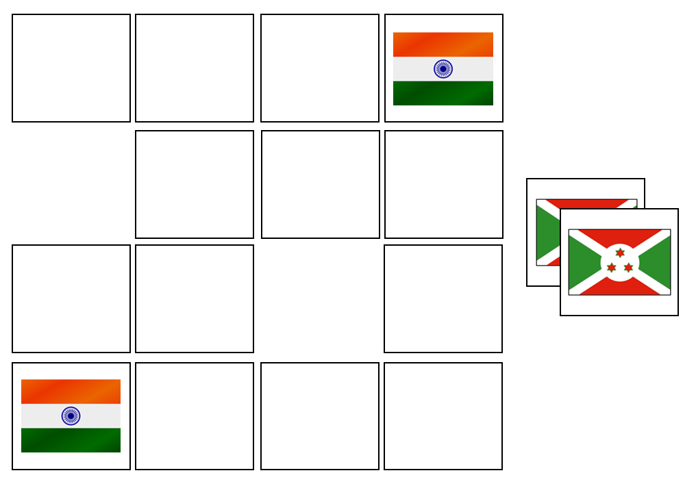 Flag Match-Up & Memory Game - Montessori Print Shop preschool activity