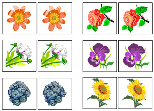 Flower Match-Up & Memory Game - Montessori Print Shop