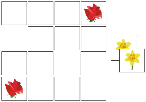 Flower Match-Up & Memory Game - Montessori Print Shop Digital Download