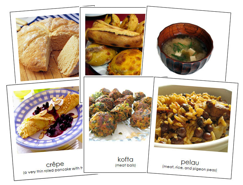 Foods of the World Bundle - Montessori Print Shop Digital Download