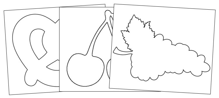 food cutting and pin punching - Montessori Print Shop Digital Download pin poke
