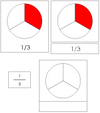 Fractions Nomenclature Cards & Blackline Masters - Montessori Print Shop