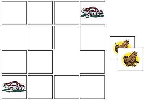 Frog Match-Up & Memory Game - Montessori Print Shop