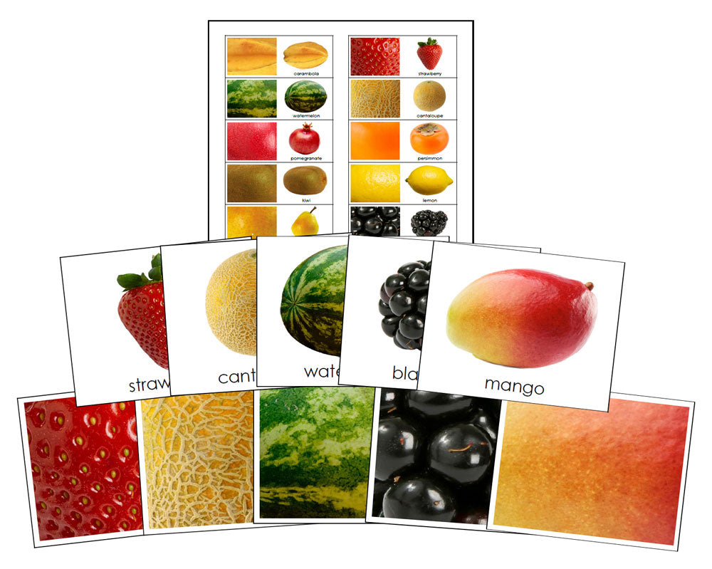 Fruit: Part To Whole - Montessori Print Shop Digital Download preschool activity