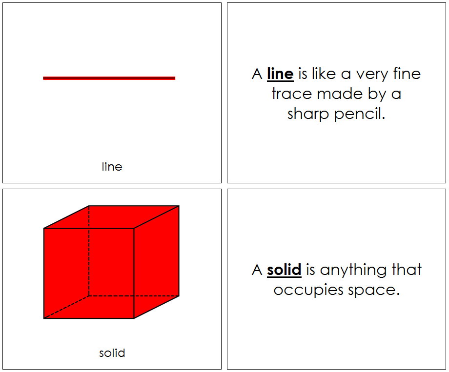 Fundaments of Geometry Nomenclature Book - Montessori Print Shop Digital Download