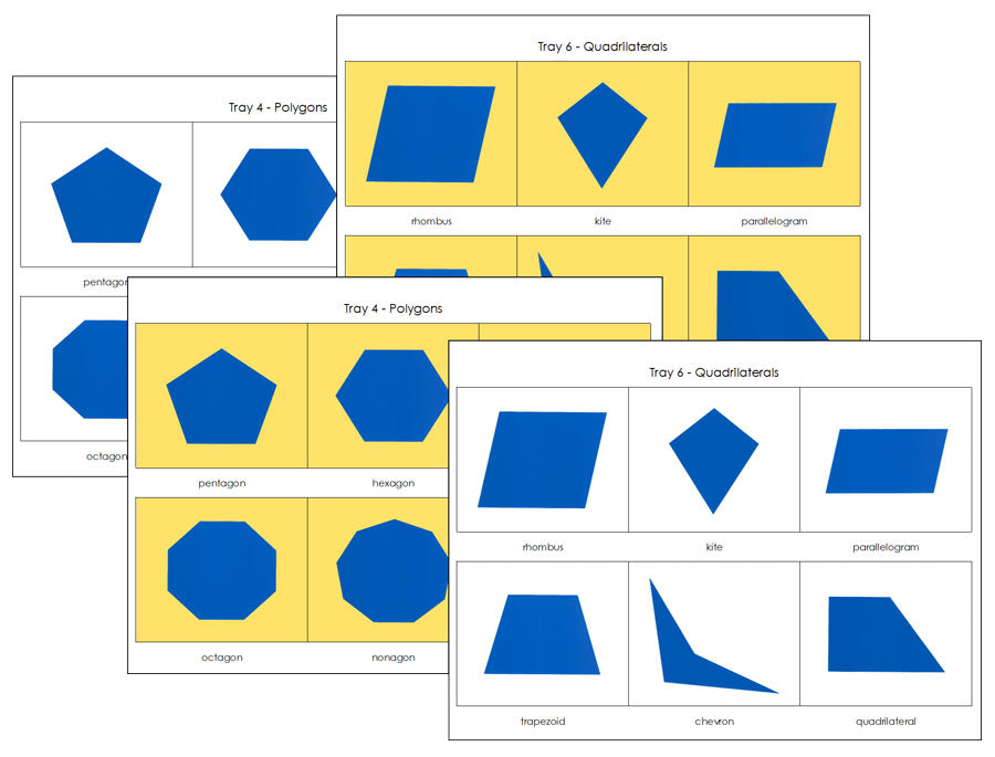 Geometry Cabinet Control Booklet - Montessori Print Shop Digital Download