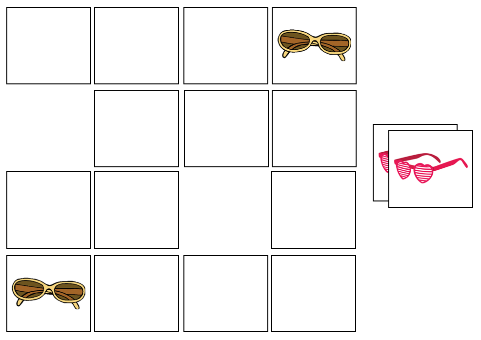 Glasses Match-Up & Memory Game - Montessori Print Shop Digital Download