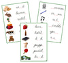 Green Phonogram Sound Cards - Set 2 (photos) - CURSIVE - Montessori Print Shop Phonograms lesson