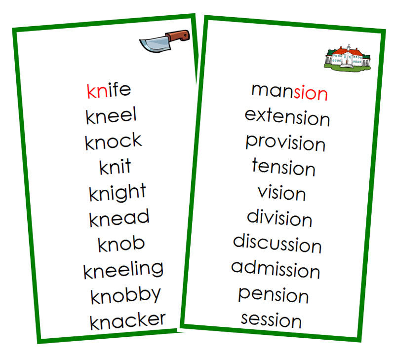 Green Phonogram Cards Set 2 - Phonogram language cards - Montessori Print Shop Digital Download