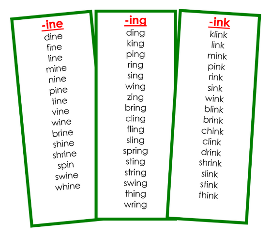 Green Word Families - Montessori Print Shop Digital Download