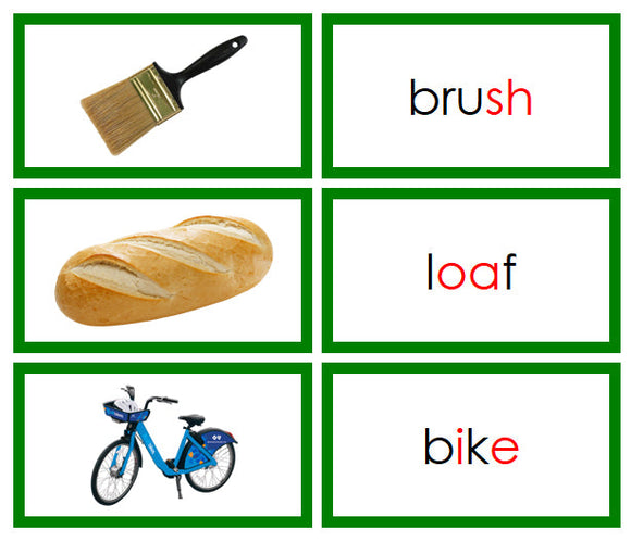 Montessori Green Language Series Bundle (photos) - Montessori Print Shop phonogram language program