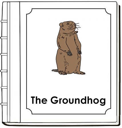 Parts of a Groundhog Nomenclature Book - Montessori Print Shop Digital Download