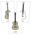 Guitar Nomenclature Cards - Montessori Print Shop