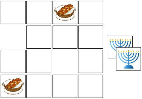 Hanukkah Match-Up & Memory Game - Montessori Print Shop Digital Download