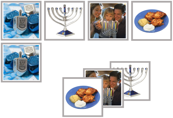 Hanukkah matching cards - Montessori Print Shop Digital Download