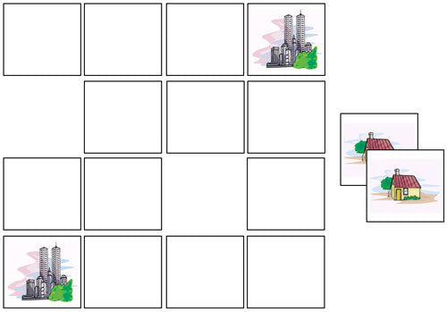 House Match-Up & Memory Game - Montessori Print Shop Digital Download