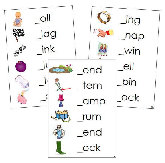 Step 2: Initial Sound Cards - Montessori phonetic language cards - Montessori Print Shop