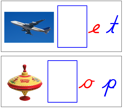 phonetic sound cards - Montessori moveable alphabet