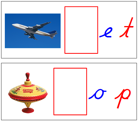 phonetic sound cards - Montessori moveable alphabet