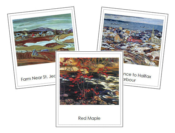 Alexander Young Jackson Art Cards (borders) - Montessori Print Shop