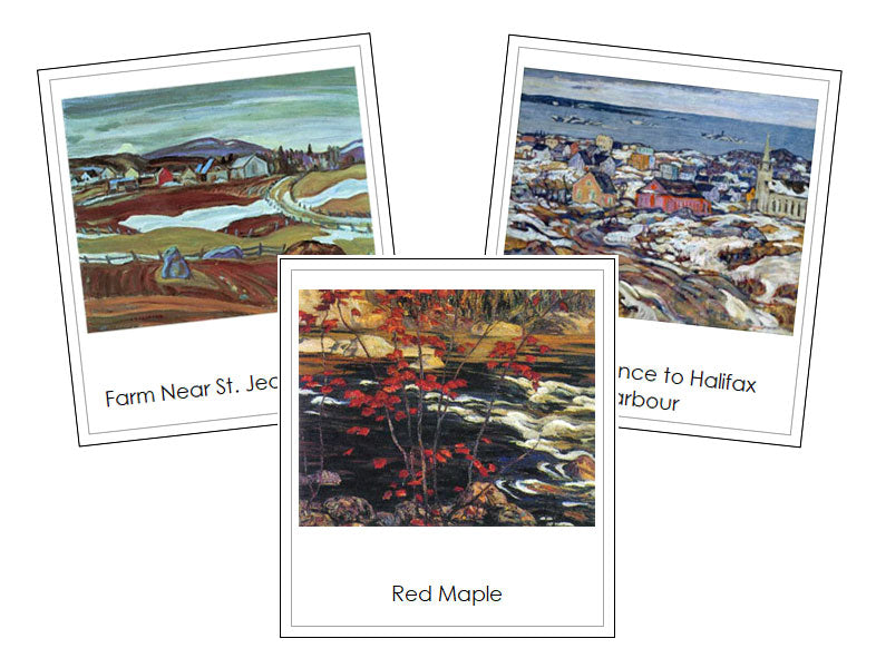 Alexander Young Jackson Art Cards (borders) - Montessori Print Shop