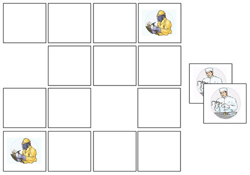 Job Match-Up & Memory Game - Montessori Print Shop Digital Download