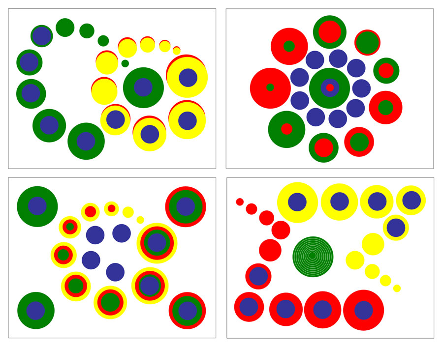 Knobless Cylinder Pattern Cards Set 3 - - Montessori Print Shop Digital Download