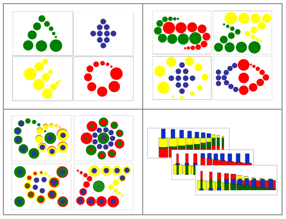 Montessori Knobless Cylinder Pattern Cards Bundle - Montessori Print Shop Digital Download