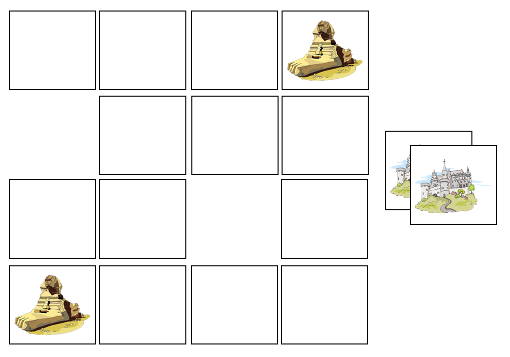 Landmarks Match-Up & Memory Game - Montessori Print Shop preschool activity