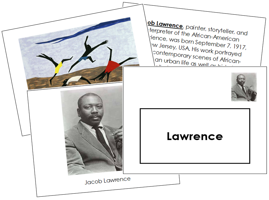 Jacob Lawrence Art Book - Montessori Print Shop Digital Download