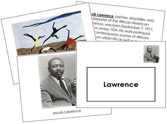 Jacob Lawrence Art Book - Montessori Print Shop