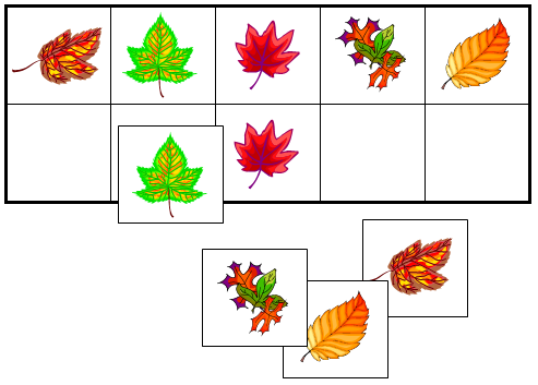 Leaf Match-Up & Memory Game - Montessori Print Shop Digital Download