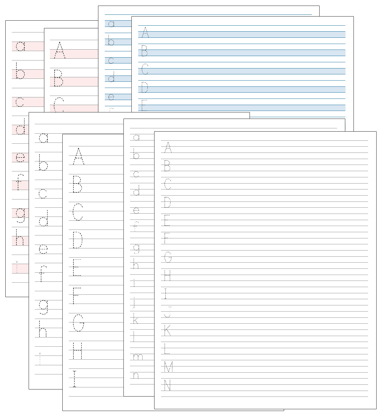 Print Letter Tracing Bundle - Montessori